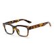 Senior neutral retro square rimmed spectacles glasses fashion glasses