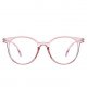 Neutral fashion cat-eye glasses round glasses and non-prescription clear lens glasses frame