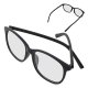 Glasses frame fashion plain mirror with a transparent lens Women Men expert frames